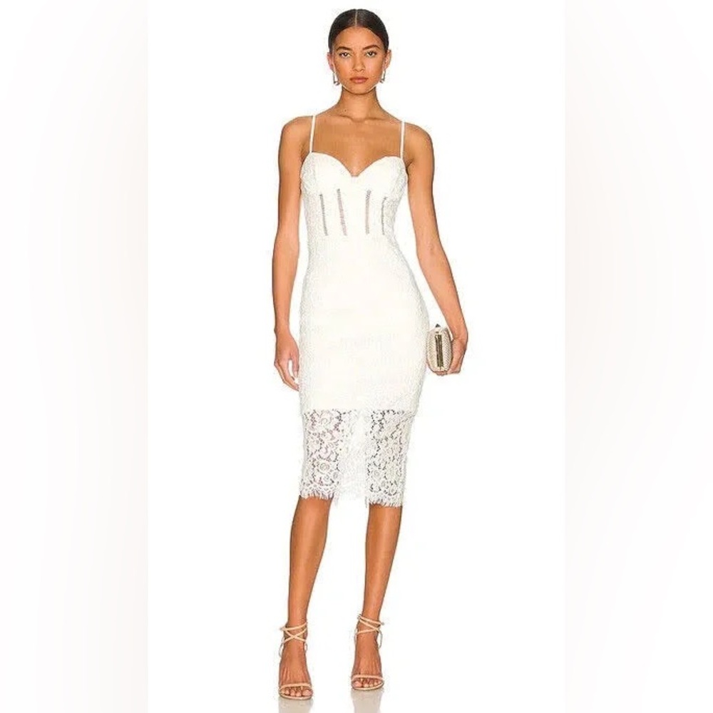Bardot Brielle Lace Midi Dress